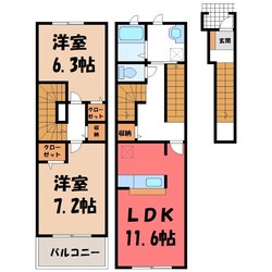 アルタイル Ⅰの物件間取画像